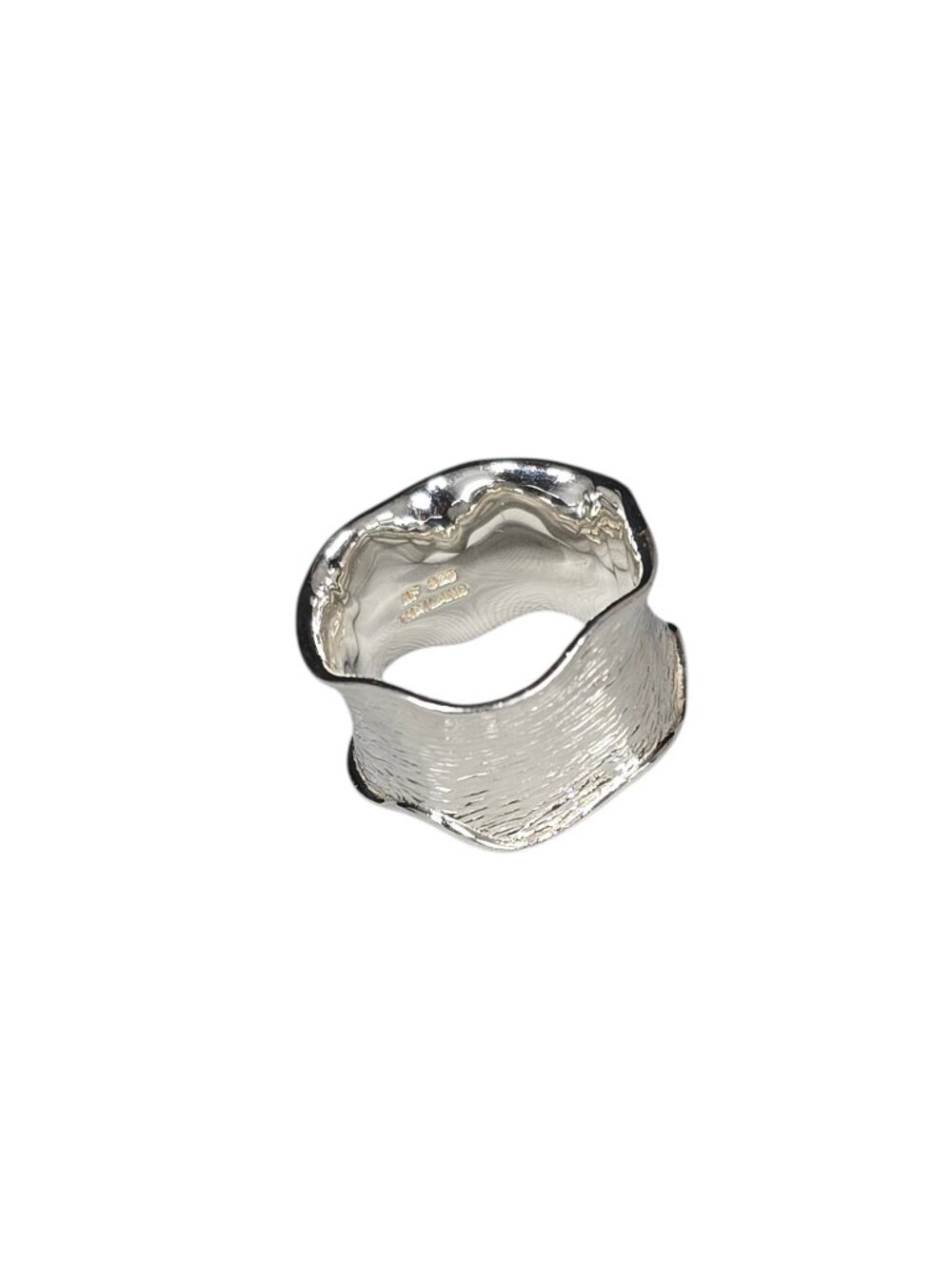 NF Thailand Sterling Silver Band Ring Size 9.5